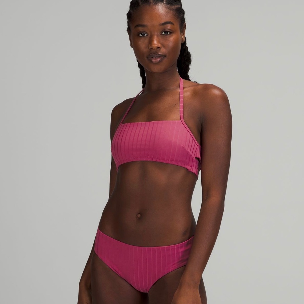 Mid Rise Bottom, Halter Top Bikini
